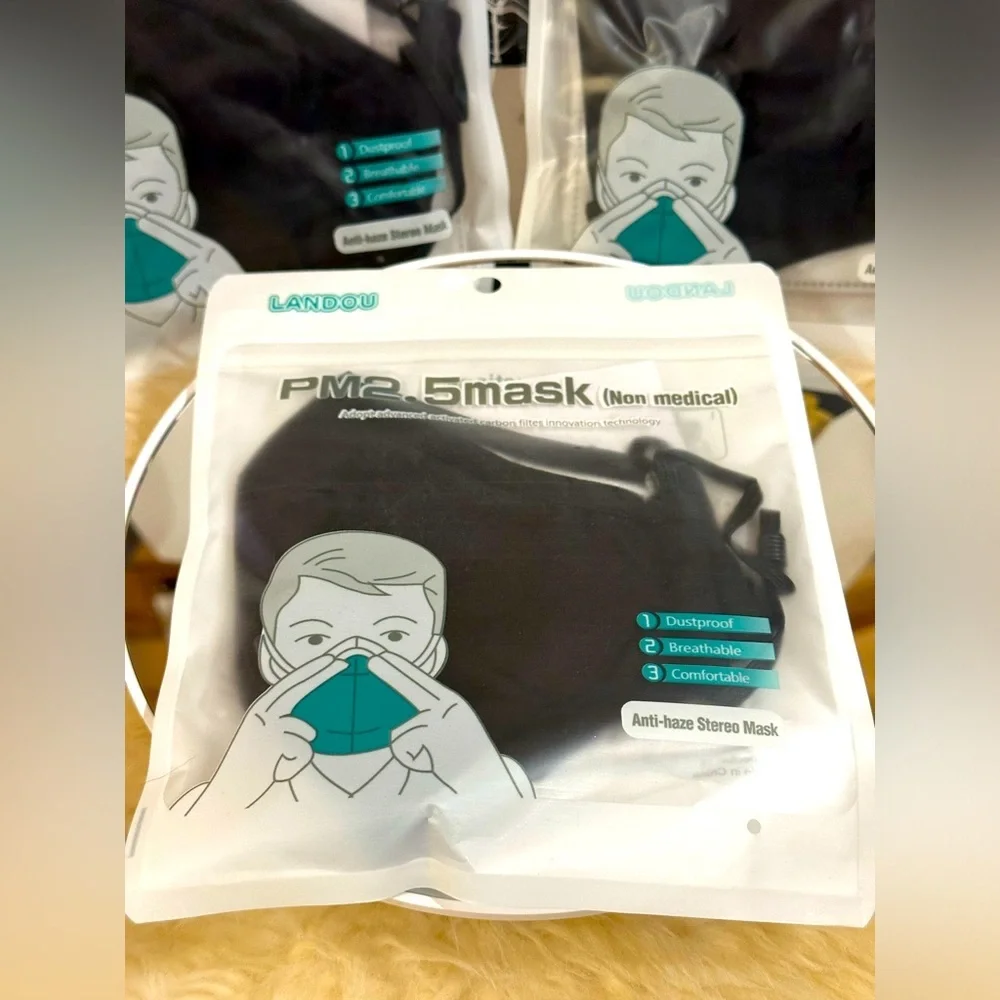 NIP Non Medical Dust proof Anti-haze Breathable Comfortable Mask 3 pieces